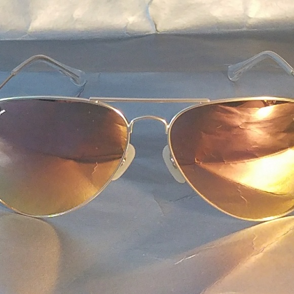 Ray Ban RB3026 Aviator Unisex Sunglasses - Picture 5 of 6
